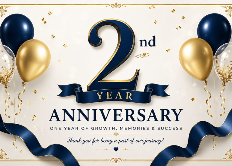 2nd Year Anniversary