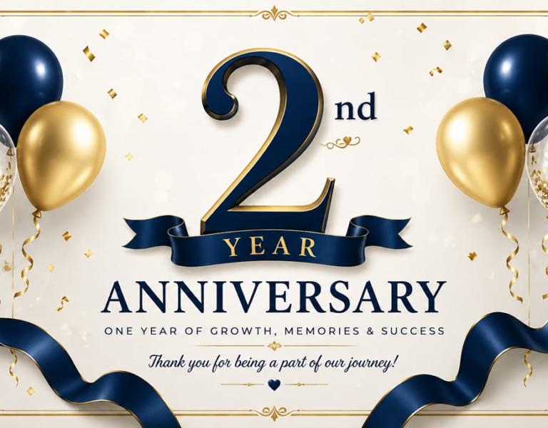 2nd Year Anniversary